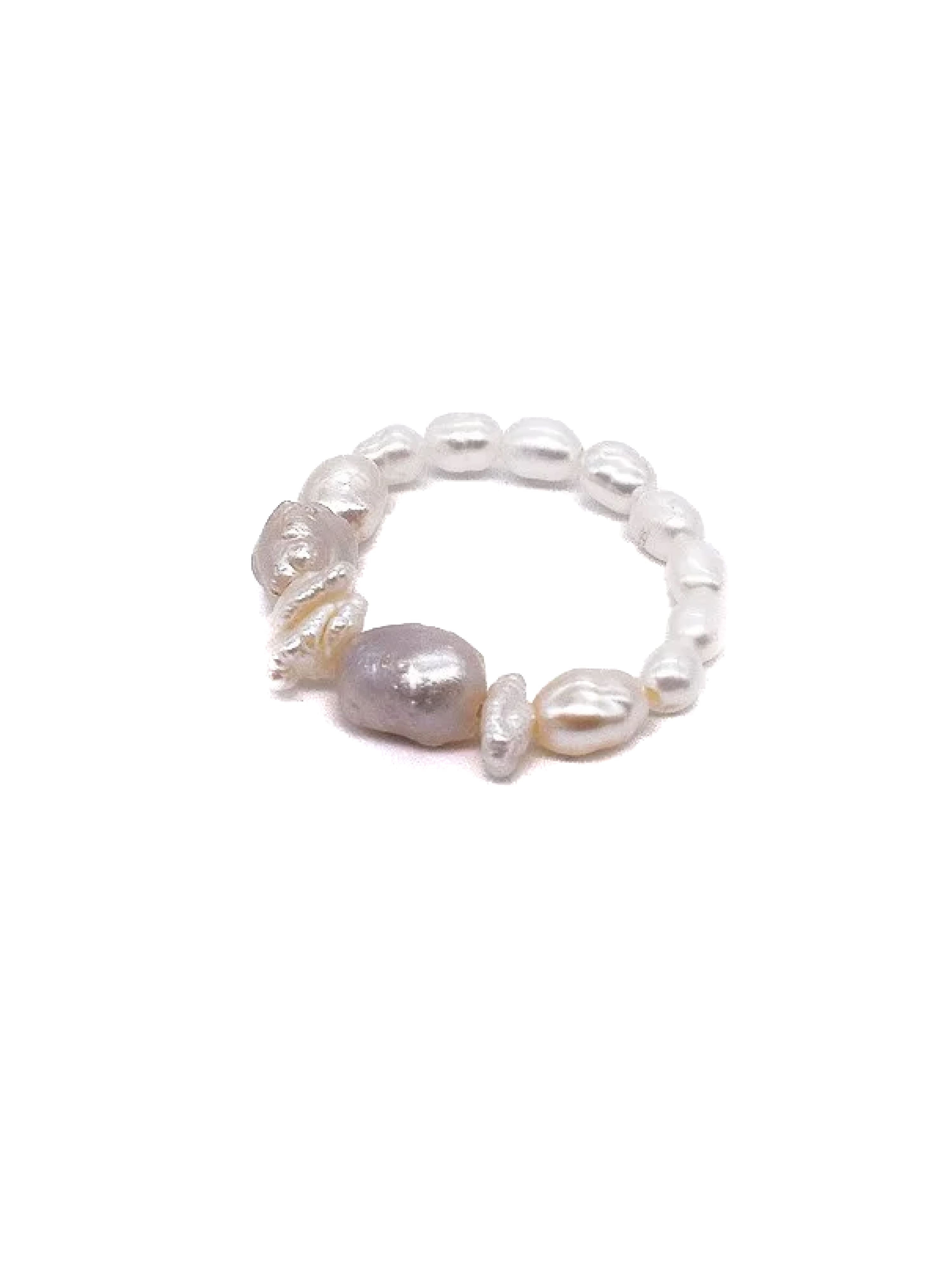 Cara Mixed Pearls Ring