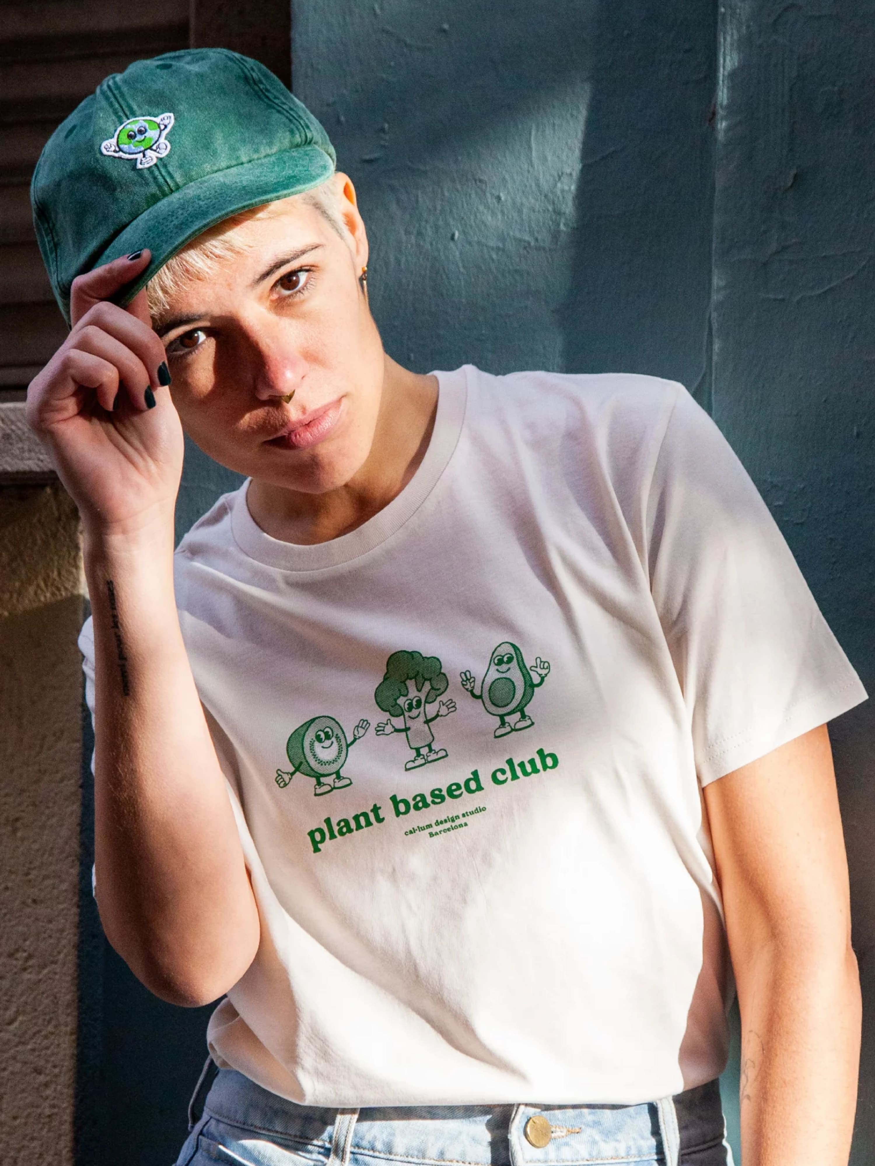 Think Global Vintage Green Cap