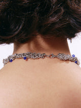 Crochet Blue Necklace