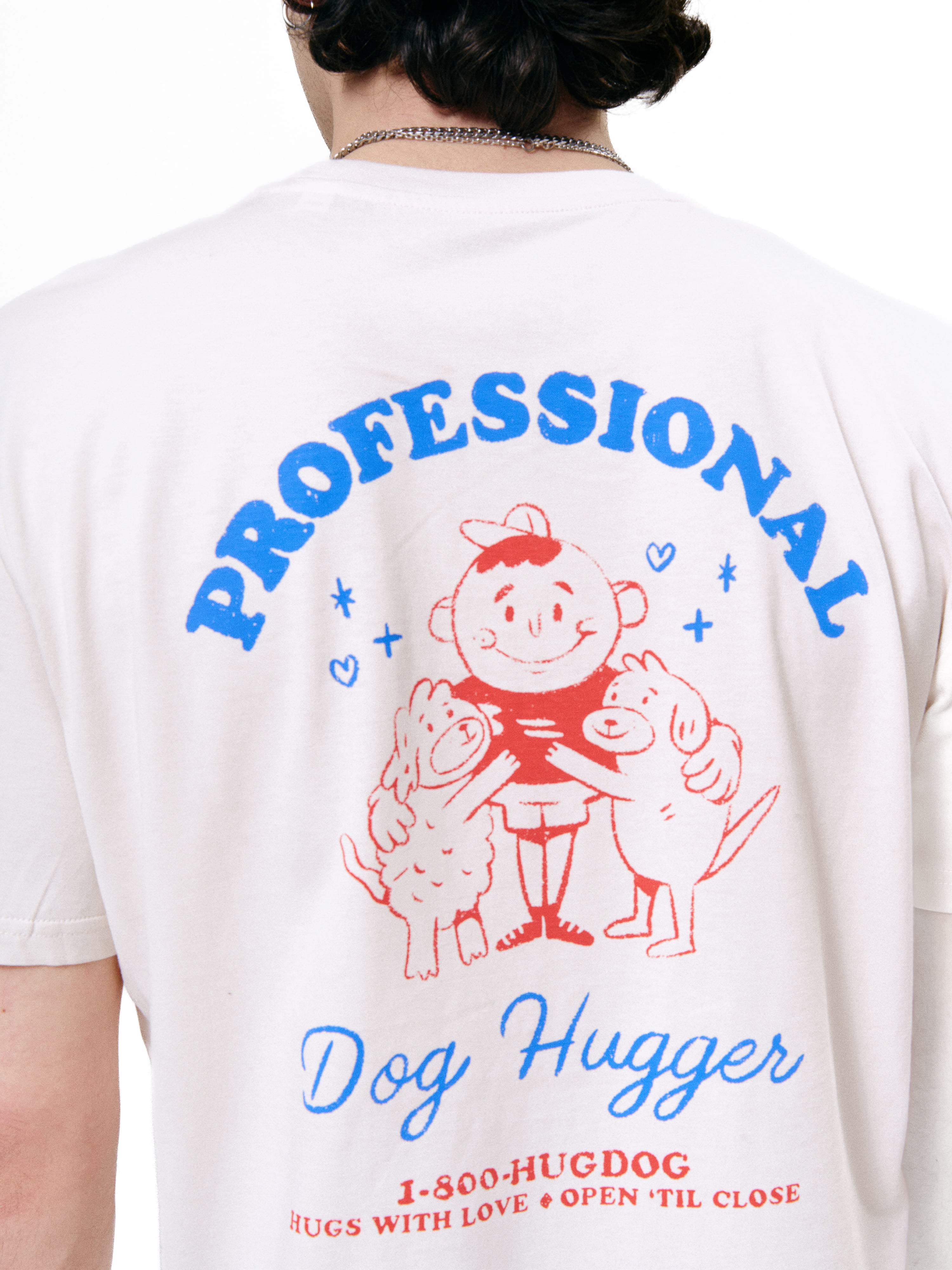 Camiseta con estampado de perro