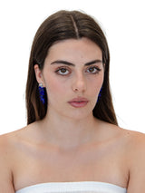 Blue Amulet Earrings