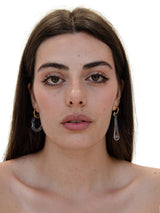 Clear Amebas Earrings